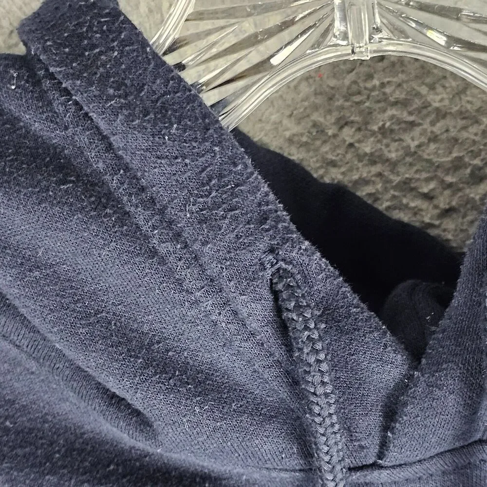The‎ North Face Fleece Hoodie Size Medium Blue Mountain Grizzly Bear Pullover